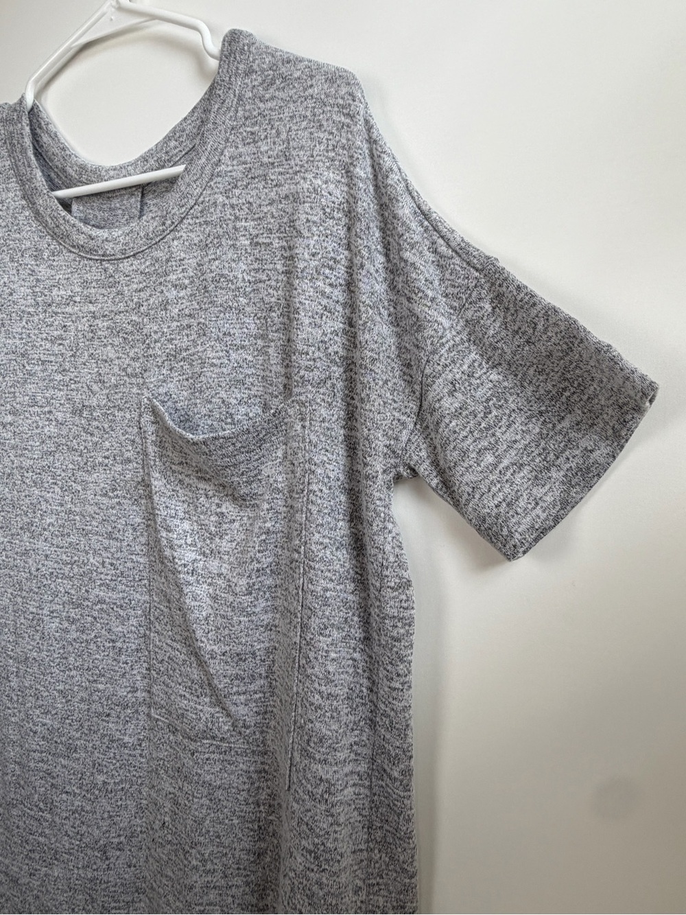 rag & bone/JEAN Marled Pocket Tee Gray Size Small - Picture 8 of 13